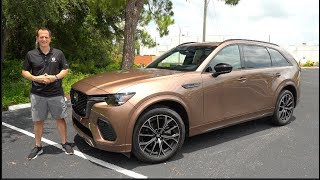 Is the 2025 Mazda CX70 a BETTER luxury SUV than a BMW X5 [upl. by Naffets]