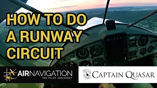 Air Navigation Pro  How to do a runway circuit [upl. by Harhay]