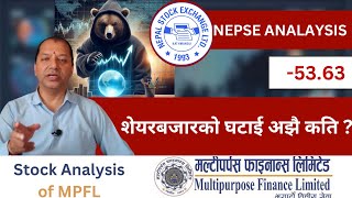 NEPSE Technical AnalysisNEPSE UpdateNEPSE Chart AnalysisMPFL Analysis Raju Paudel [upl. by Ahslek703]