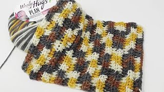 Leo Scarf DIY  Beginner Scarves  Planned Pooling Yarn [upl. by Eznyl]