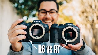 Canon R6 vs R7 Is Apsc Better Than Full Frame [upl. by Ticon423]