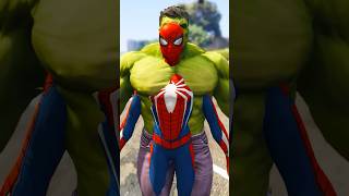 SPIDERMAN AND HULK SAVES ALL SPIDERMAN FROM MONSTERS PART 2 2 shorts spiderman hulk [upl. by Lyret]