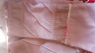 designer pant with lastic ki stitching kaise kren lastic lagane ka easy method [upl. by Letsyrk]