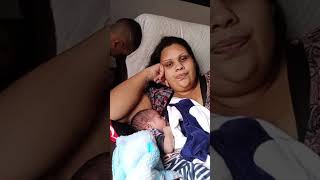 breastfeeding sleeping baby mother milk vlogfeeding [upl. by Rillings237]