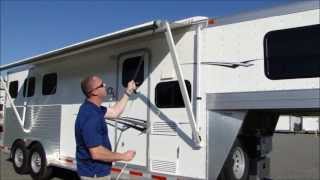 How to operate an awning on your trailer or RV [upl. by Cordula]