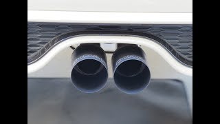 F55 MINI Cooper S Dinan Exhaust vs Stock [upl. by Hyacinthia]