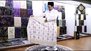 TUTORIAL I PEMAKAIAN SAMPIN NIKAH SONGKET DUNIA [upl. by Nowad]