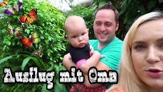 Egapark Erfurt  Amber isst Tomate ALLEINE  Besuch bei Oma und Opa in Thüringen [upl. by Anyzratak]