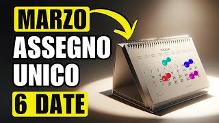 ASSEGNO UNICO MARZO 6 DATE di PAGAMENTO [upl. by Oeniri271]