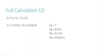 Calculating Titratable Acidity TA  Why x 075 [upl. by Enavi366]