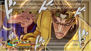 JoJos Bizarre Adventure Eyes Of Heaven  All Unique Dual Heat Attacks NA Version [upl. by Adara892]