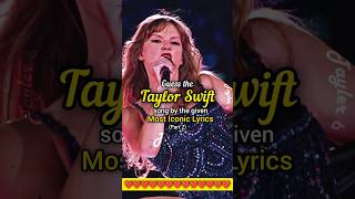 Guess the Taylor Swift Song with Most Iconic Lyricstaylorswift theerastour taylorsversion shorts [upl. by Svetlana406]