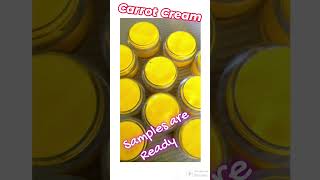 Carrot Cream samples are readycreamycarrotskincare [upl. by Barabbas]