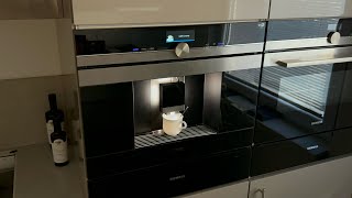 Siemens Coffee machine CT636LES6  how to make caffee [upl. by Schreck491]