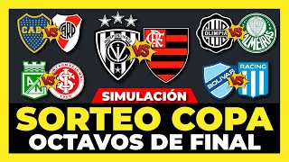 Simulación del Sorteo Octavos de Final Copa Libertadores 2023🏆 [upl. by Refanej]