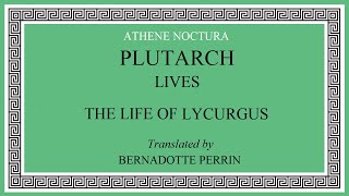 248 The Life of Lycurgus  Plutarch  Parallel Lives [upl. by Flora]