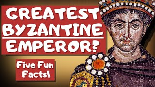 Who Was Justinian  FIVE FUN FACTS [upl. by Adraynek440]