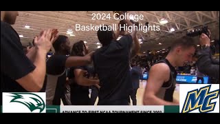 Wagner vs Merrimack Highlights  NEC Championship Game  2024 College Basketball Highlights [upl. by Darraj]