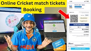 Online Cricket match tickets Booking  How to book cricket match Tickets online Online match ticket [upl. by Servais]