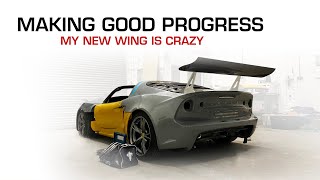 At the Bodyshop cutting my car up  Modifying My Exige  Hell Slow Project Part 7 [upl. by Askari]