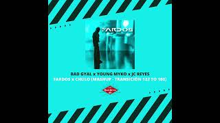 BAD GYAL x YOUNG MYKO x JC REYES  FARDOS x CHULO 2 RONAL HERRERA MASHUP 122 TO 100BPM [upl. by Niamor]