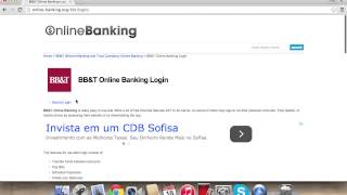 BBampT Online Banking Login  How to Access your Account [upl. by Wheelwright]