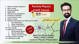 Particle Physics Crash Course  Lec04  PPSC FPSC KPPSC  Faseeh Janjua  NF Science Academy [upl. by Eed]