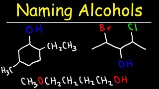 Naming Alcohols  IUPAC Nomenclature [upl. by Evars]