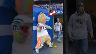 This mascots Slam pie on opposite team fans  You should stay safe 😱🤣 shorts ytshorts respect [upl. by Nahraf408]