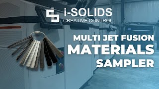 Industrial 3D Printing Material Sample Overview  HP MultiJet Fusion MJF [upl. by Fafa]