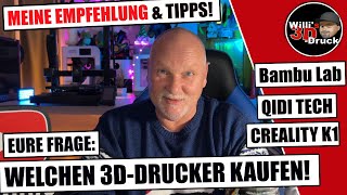 Welchen 3DDrucker soll ich kaufen Bambu Lab Ist er der beste 3DDrucker für dich [upl. by Silrak]