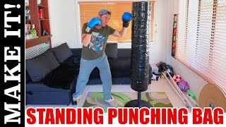 Free Standing Punching Bag Workout [upl. by Edmondo]