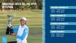 LIVE  Round 3  Andalucia Costa del Sol Open de España [upl. by Anole]