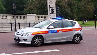 London Metropolitan Police Car Responding  HiLo Siren [upl. by Viradis]