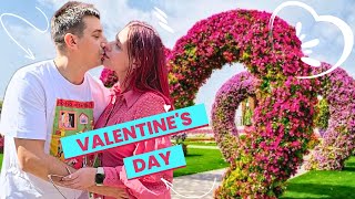 👩🏻 MAMA și TATA se SĂRUTĂ întrun LOC INTERZIS 🙅‍♂️ MIRACLE GARDEN Dubai în Avans de Valentines Day [upl. by Eerrehs]