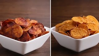 Baked Potato Chips 4 Ways [upl. by Donna55]