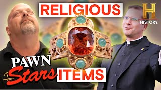 Pawn Stars HOLY MOLY Rare Religious Items Mega Compilation [upl. by Hillhouse]