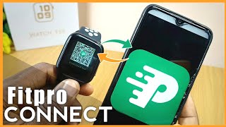 How to CONNECT FitPro Watch To Phone  Install Fitpro App [upl. by Baumann]