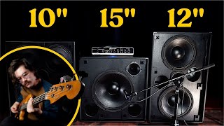 10 vs 15 vs 12 Does bass speaker size matter [upl. by Urbanus]