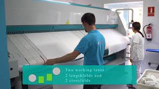 Primer Flatwork Ironer CTP33080 optimize your laundry  wwwprimeres  FlatworkIroner [upl. by Aisiat]