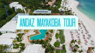 Luxury Resorts of Riviera Maya Mexico  Andaz Mayakoba Site Inspection [upl. by Eiznekcam416]