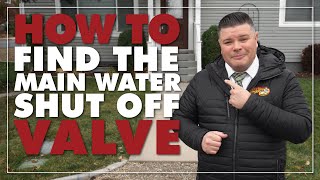 Shutting Off The Water How to Find the Main Water Shut Off Valve [upl. by Ecraep395]