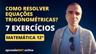 Como resolver equações trigonométricas de 12º ano  Trigonometria [upl. by Iharas]