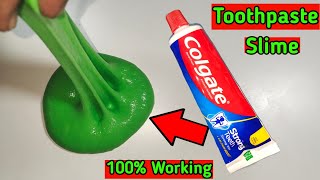 How to make slime with Colgate Toothpaste l Colgate Toothpaste Slime ASMR l Slime with Toothpaste [upl. by Aleacem]