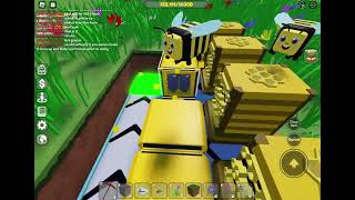 The new best bee farm in block tycoon tycoon blocktycoon op [upl. by Baxter904]