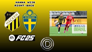 Hanna Wijk BK Häcken And Sweden [upl. by Ydoow]