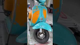 🍊Uncovering Original Paint Arancio vespa [upl. by Notsek]