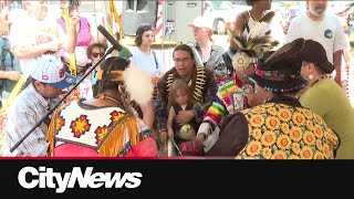 Celebrating Indigenous culture in Montreal powwow [upl. by Danuloff]