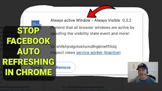 How To Stop Facebook From Auto Refreshing in Chrome [upl. by Menis]