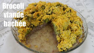 Brocoli viande hachée 51Broccoli minced meat recipe🍽🍴😋 [upl. by Rew]